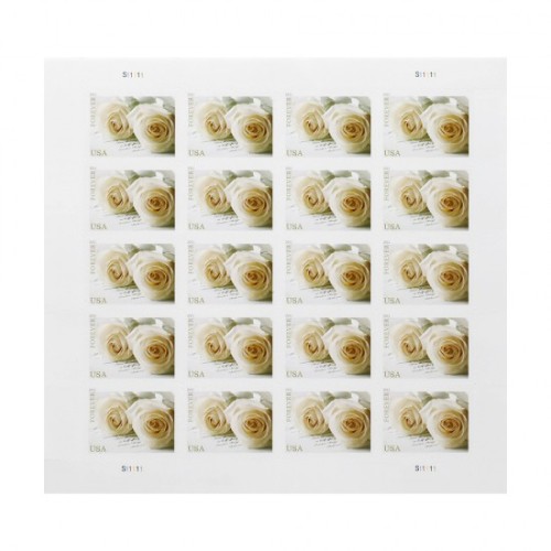 2011 US First-Class Forever Stamp - Wedding Roses