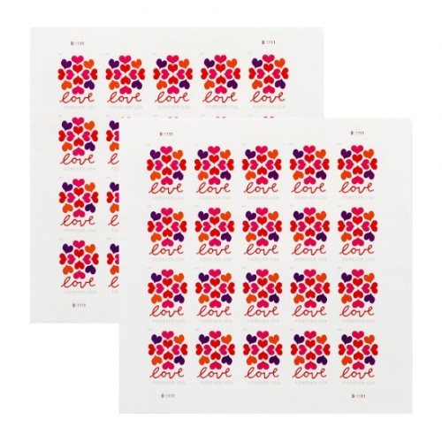 2019 US Heart Blossom Forever First-Class Postage Stamps Wedding