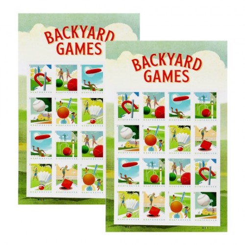 2021 US Backyard Games Forever Stamps
